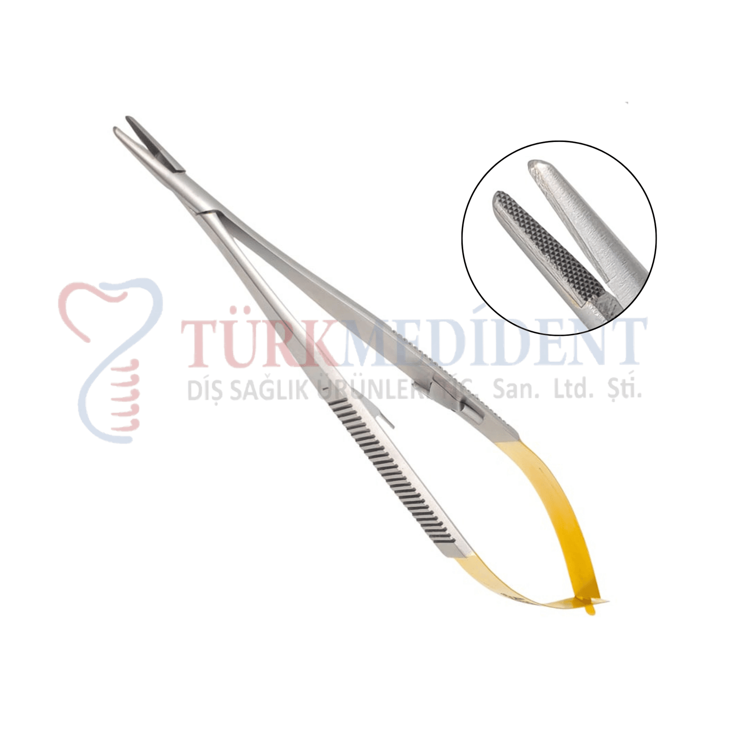 Castroviejo Needle Holder with TC Inserts 14cm Straight