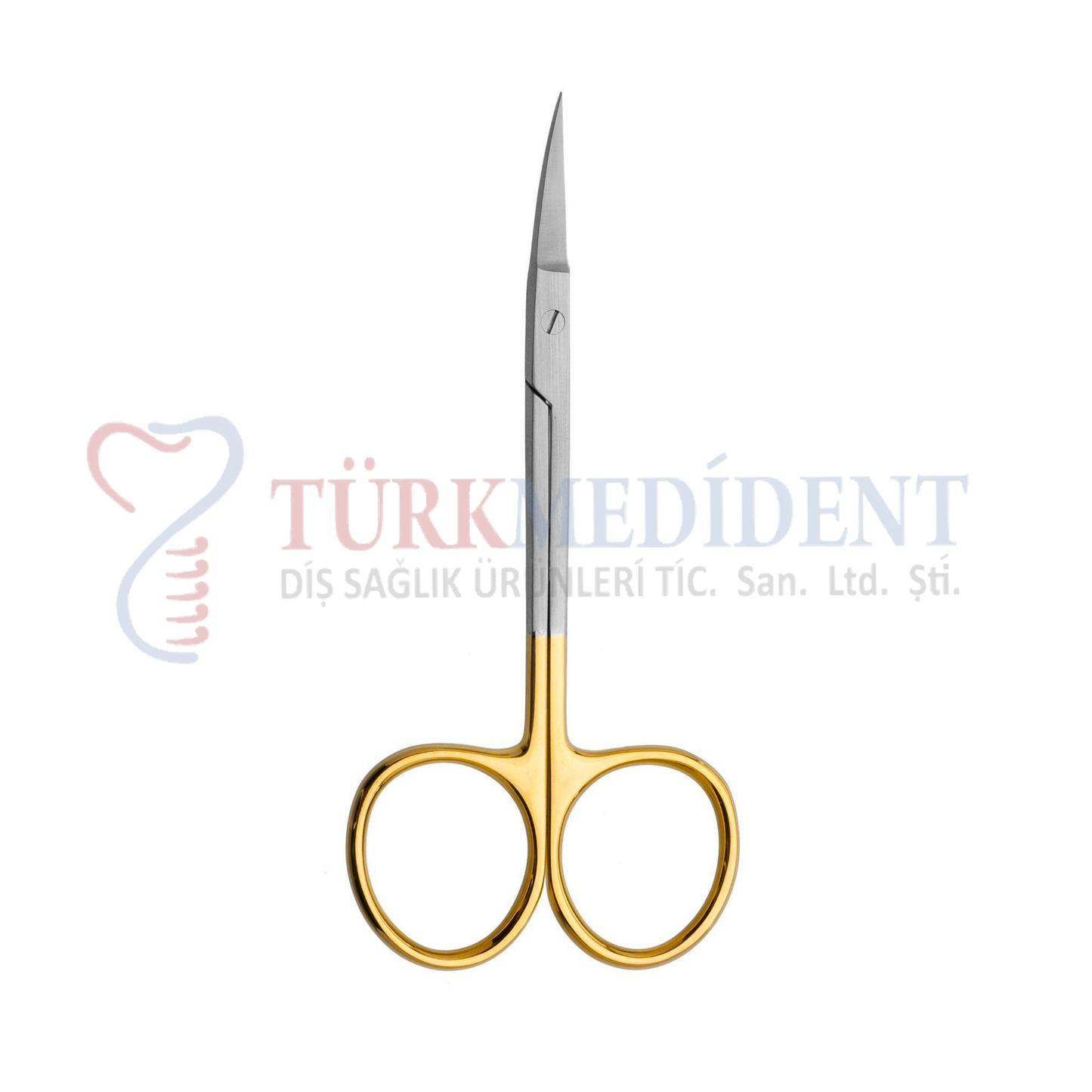 Iris Scissor Curved 11.5cm TC (TM-1206)