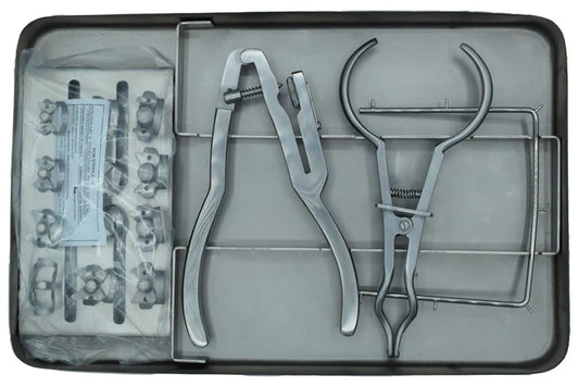 Rubber Dam Instrument Kit with Clamps (Cod. 1007-15)
