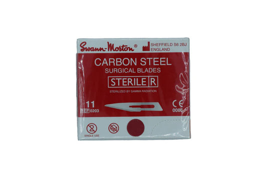 Carbon Steel Surgical blades (100blades) 11 Swann-morton