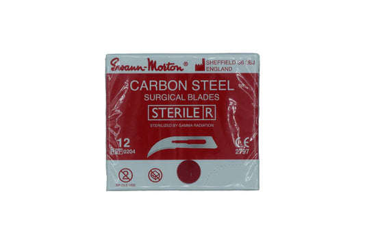 Carbon Steel Surgical blades (100blades) 12 Swann-morton