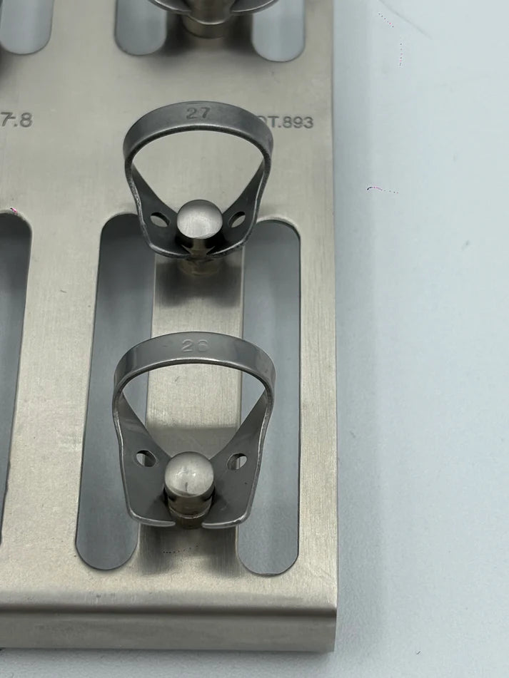 Rubber Dam Clamp Set (Without Forceps & Punch) – (Cod. 1037-8C)