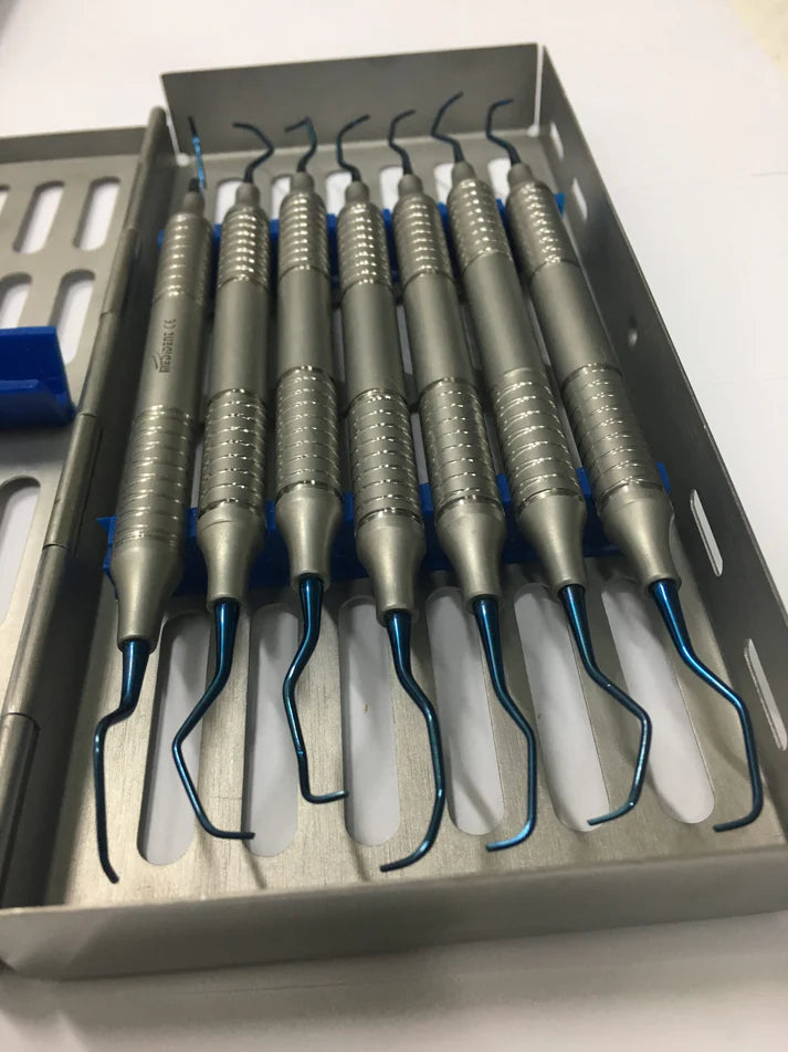 Gracey Curettes Set of 7 Pieces with Titanium Points (Cod. 1013-30)