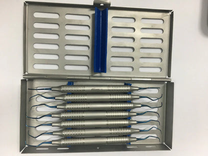 Gracey Curettes Set of 7 Pieces with Titanium Points (Cod. 1013-30)