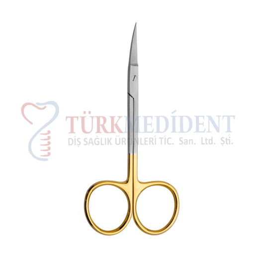 Iris Scissor Curved 11.5cm TC (TM-1206)