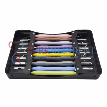 Composite Restorative Filling Instruments Set of 10 (Silicone Handle) (TM-2654)