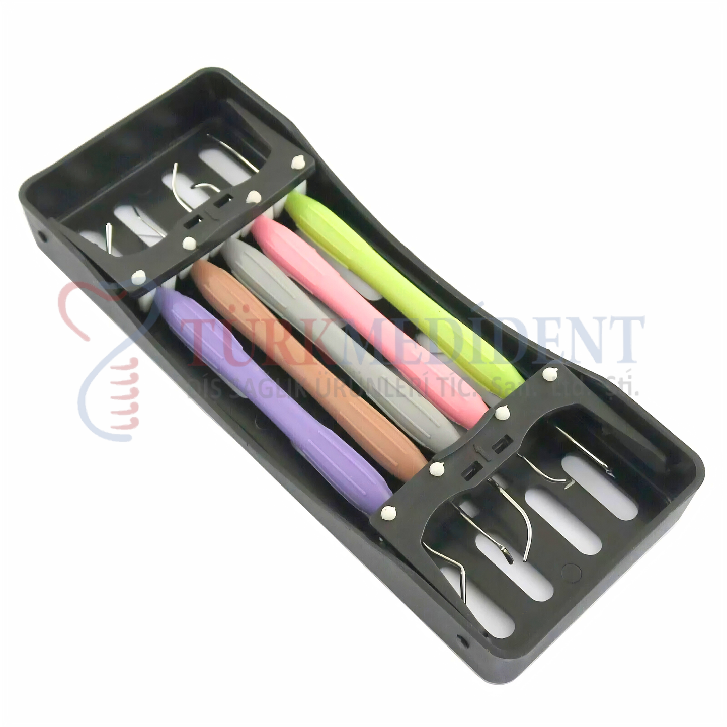 Composite Restorative Filling Instruments Set of 05 (Silicone Handle) (TM-2654A)