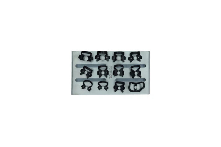 Rubber Dam Clamp Kit with Black Clamps (Cod 1007-8B)