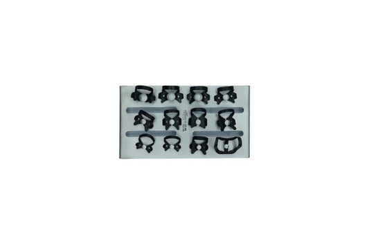 Rubber Dam Clamp Kit with Black Clamps (Cod 1007-8B)